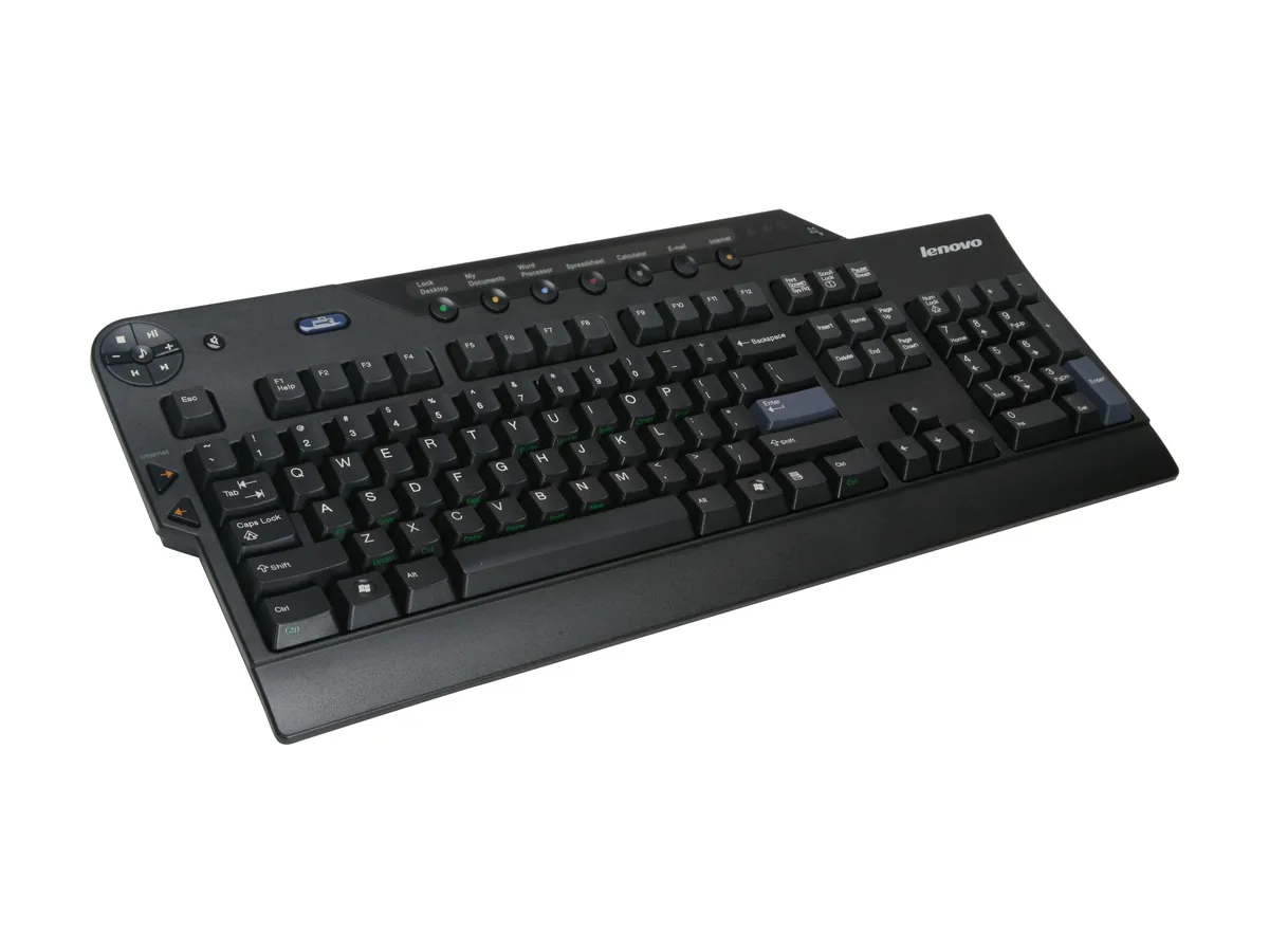 Lenovo Lenovo 73P2620 Black Wired Keyboard 104 Keys USB 2.0 Ports — product photo