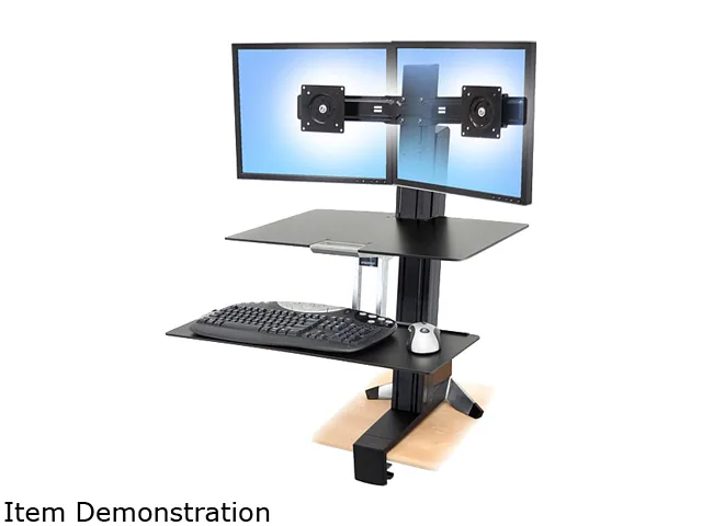 Ergotron Ergotron 33349200 WorkFit-S Dual monitor accessory — product photo