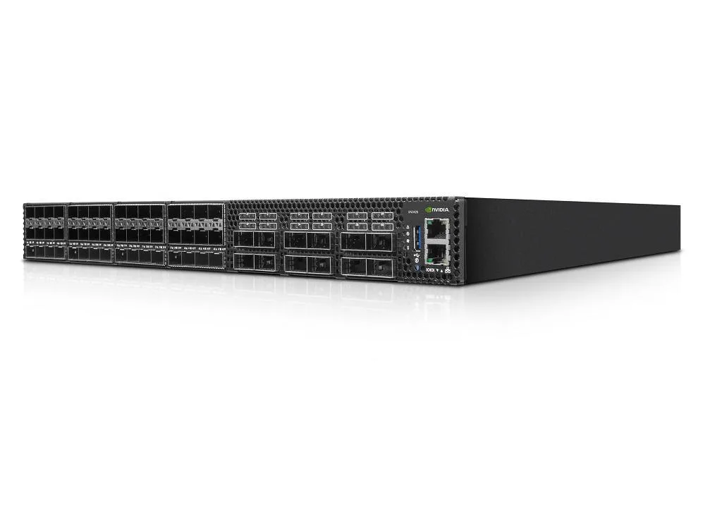 NVIDIA NVIDIA MSN3420-CB2FC SN3420 network switch 48 SFP28 12 QSFP28 2.4 Tb/s 2 PSU — product photo