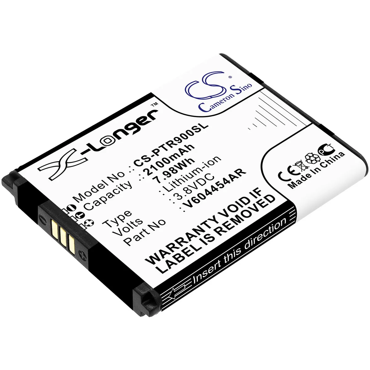 Cameron &amp; Co Cameron &amp; Co DS-CS-PTR900SL 2.1 Ah cell phone battery — product photo