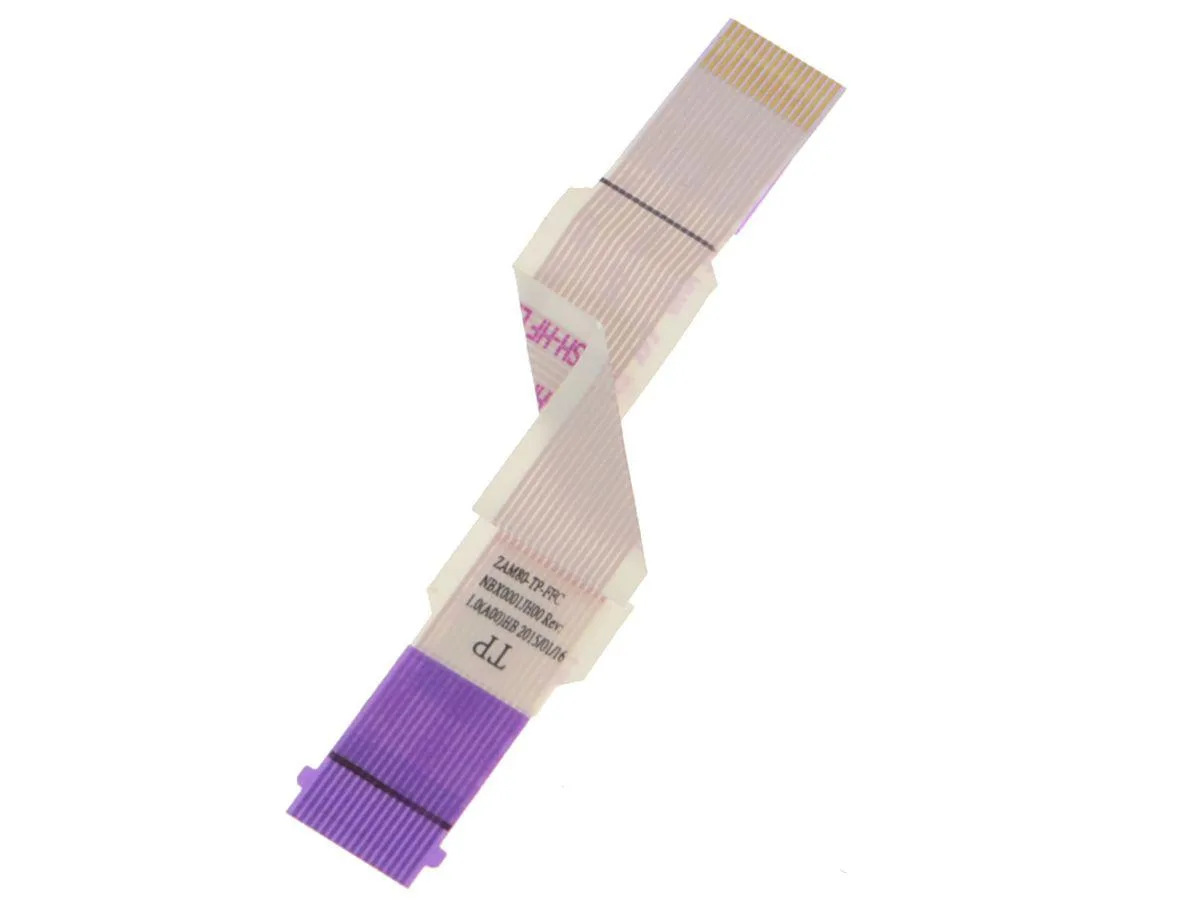 Flat orange ribbon cable with connectors for Dell Latitude E5550 touchpad
