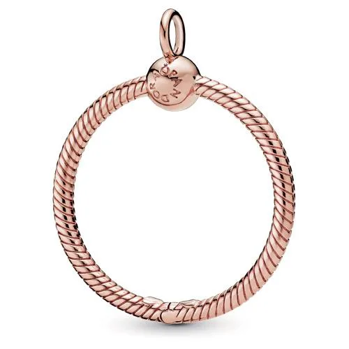PANDORA PANDORA Moments O Pendant 14ct Rose Gold-Plated Metal Blend — product photo
