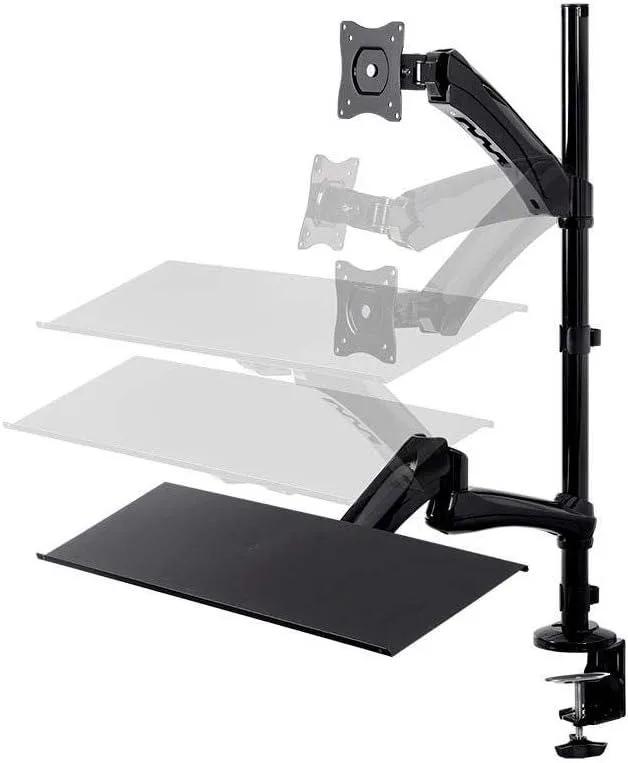 PISKEKAT PISKEKAT Mounting Rack 13-26in VESA 75/100 19.8lb Tilt 45 Swivel 90 — product photo