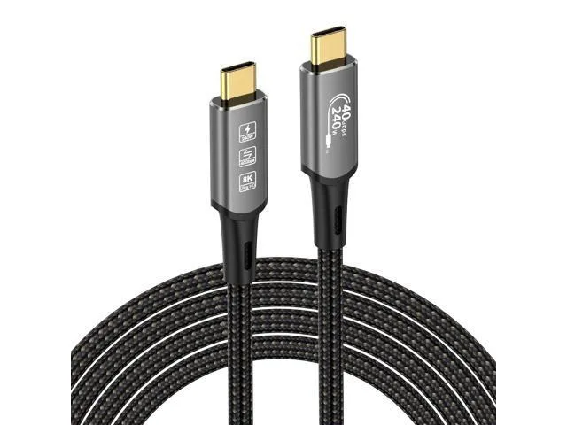 Manw Manw USB4 Thunderbolt 4 Extension Cable 240W 8K 2M 6.6ft 40Gbps — product photo