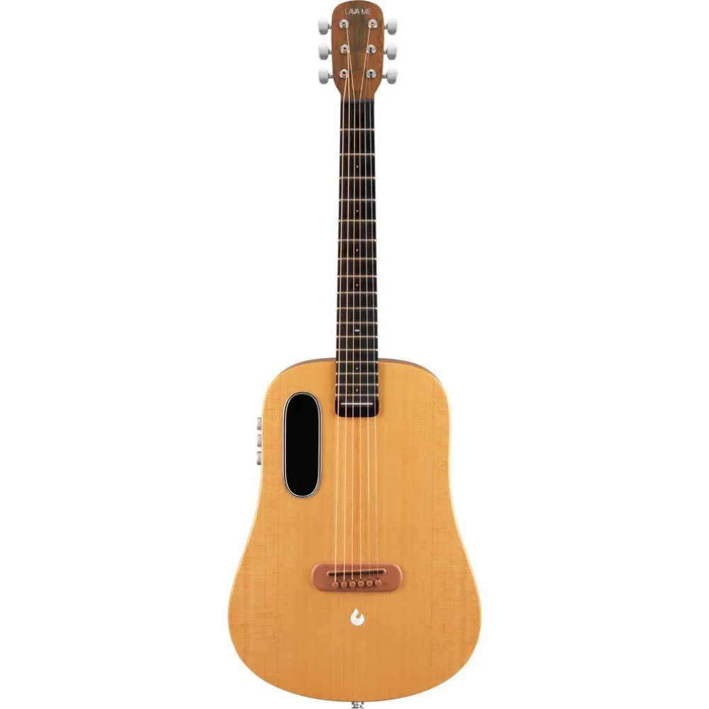 Lava Lava ME Air Spruce 36" acoustic-electric guitar Woodgrain Brown &amp; Burlywood — product photo