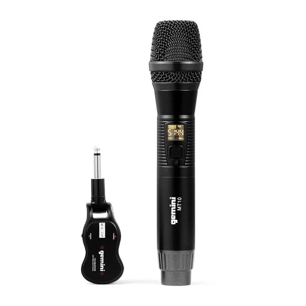 Gemini Gemini GMU100 UHF Wireless Microphone System 1200mAh 18650 Battery — product photo