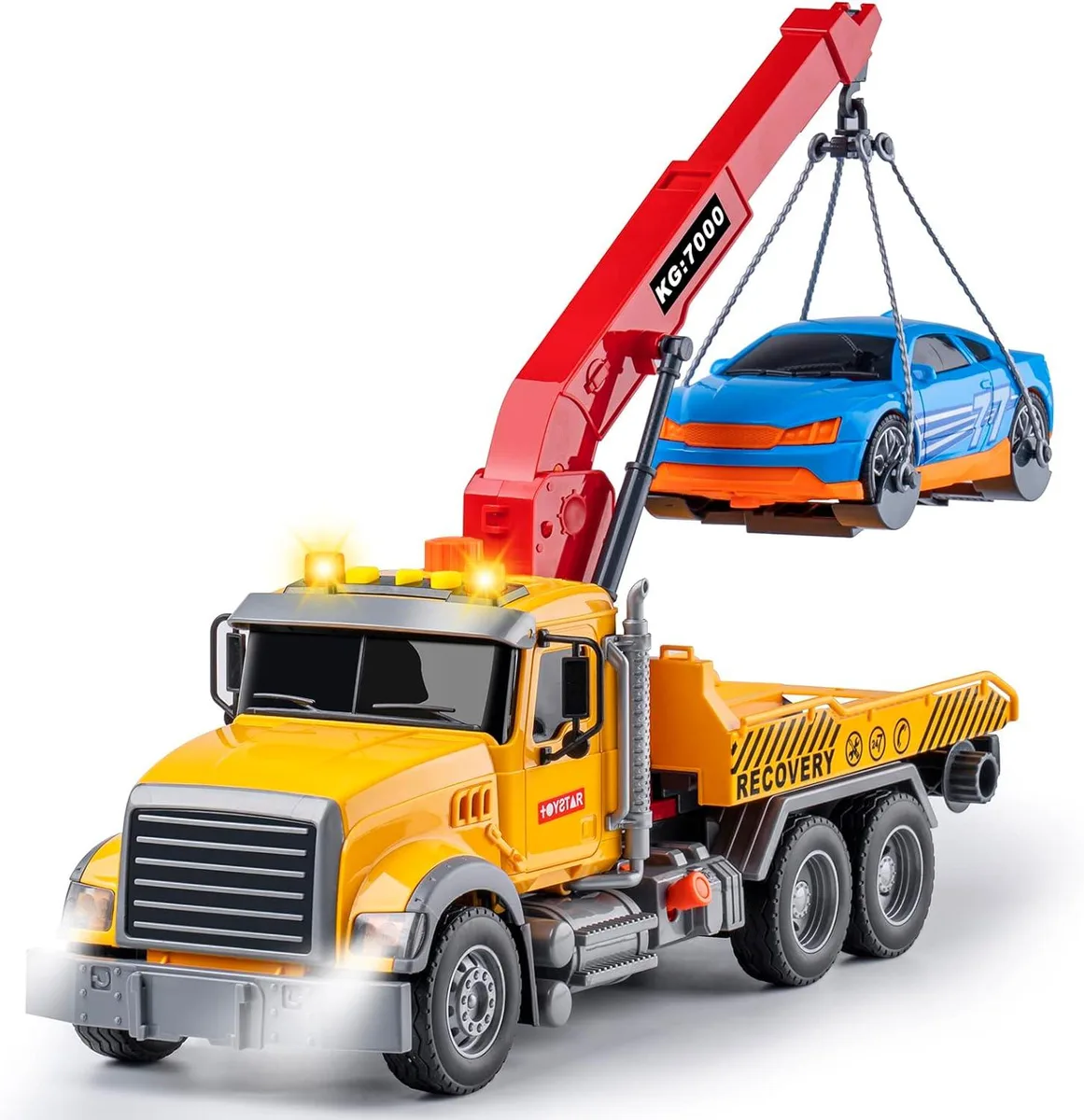 usbroway usbroway Big Tow Truck 1:18 Pull Back Light Sound Toy — product photo