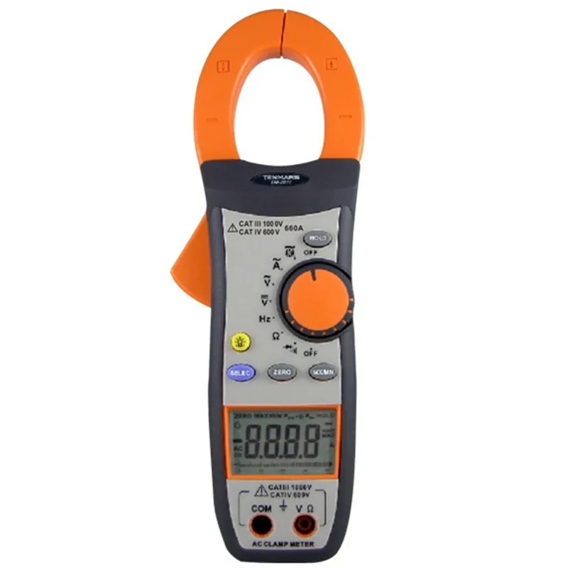 TENMARS ELECTRONICS TENMARS ELECTRONICS TM-2011 AC Clamp Meter 660A 750V 1000V — product photo