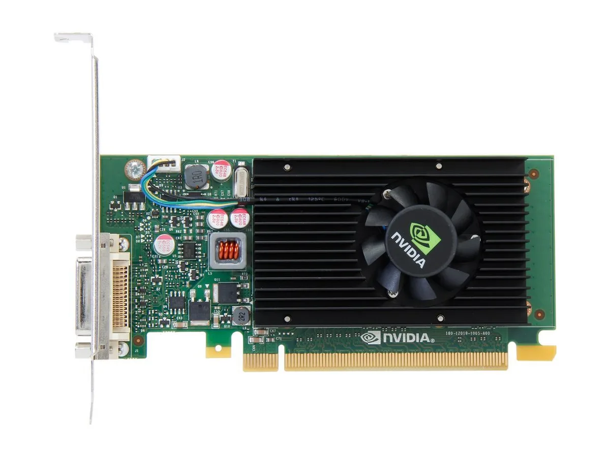 PNY Technologies, Inc. PNY NVS 315 VCNVS315DVI-PB 1GB 64-bit DDR3 Low Profile workstation graphics card — product photo