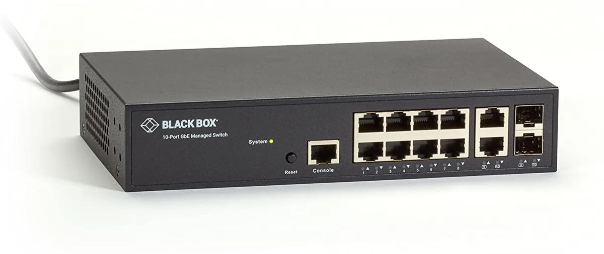 Black Box Corporation Black Box Corporation LGB1110A 10-port network switch — product photo