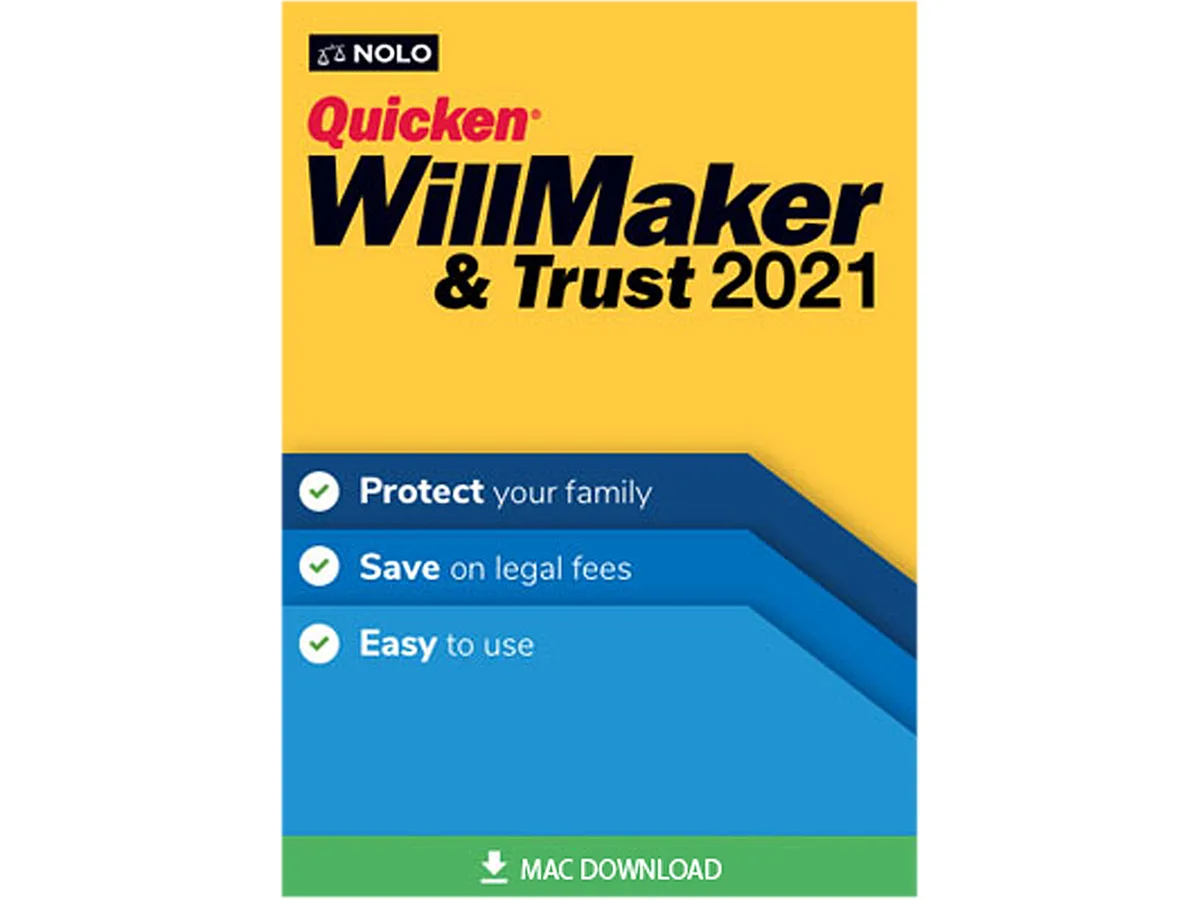 Individual Software Individual Software wm21mac Quicken WillMaker &amp; Trust 2021 for Mac Download — product photo
