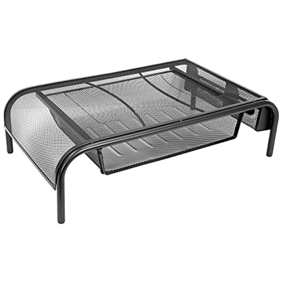 Mount-It Mount-It metal mesh monitor stand 20" wide black monitor accessory — product photo