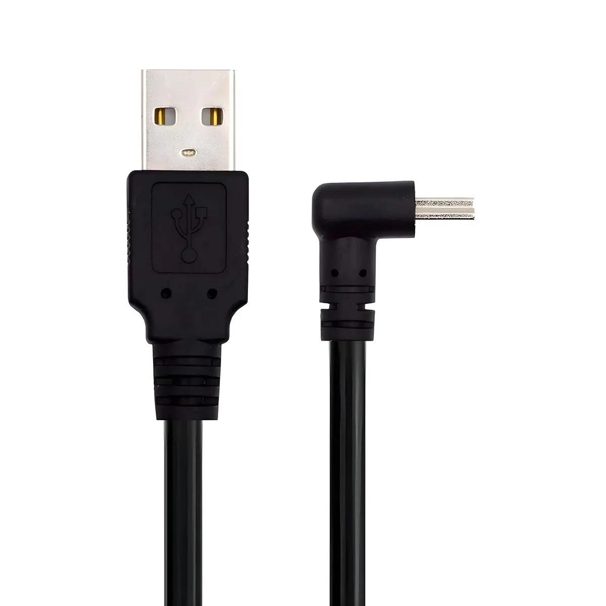 Fervit Fervit Mini USB 2.0 Type-B 5-Pin Up Angled 90° to USB 2.0 Type-A Cable 150cm — product photo