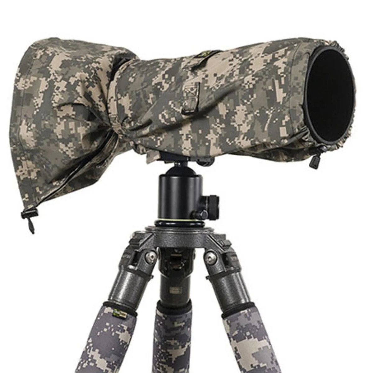 LensCoat LensCoat RainCoat Rain Sleeve Large Digital Camo camera accessory — product photo