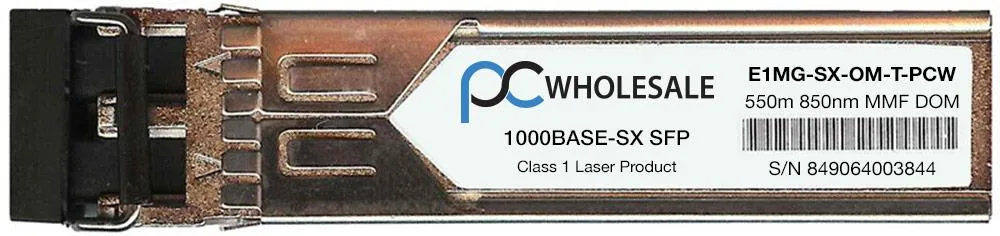 PC Wholesale PC Wholesale E1MG-SX-OM-T SFP transceiver — product photo