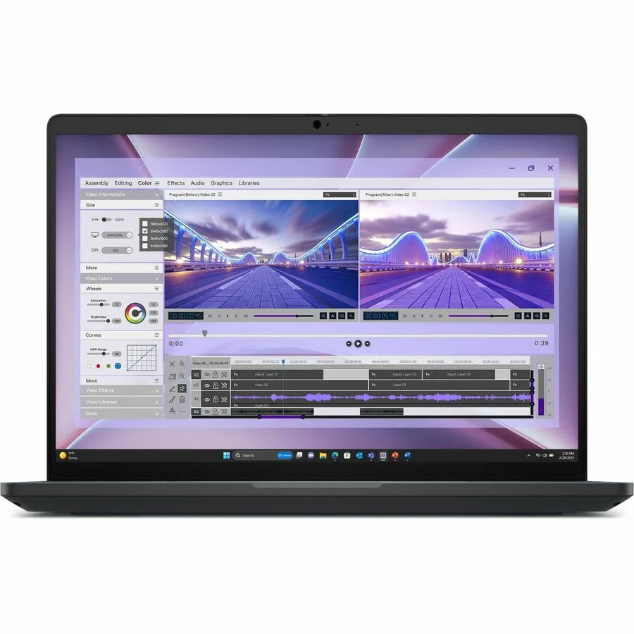 DELL DELL D55TP laptop 16" Core Ultra 5 235H 16 GB 256 GB — product photo