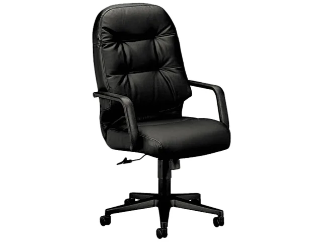 HON HON 2091SR11T Pillow-Soft Executive High-Back Chair, Black — product photo
