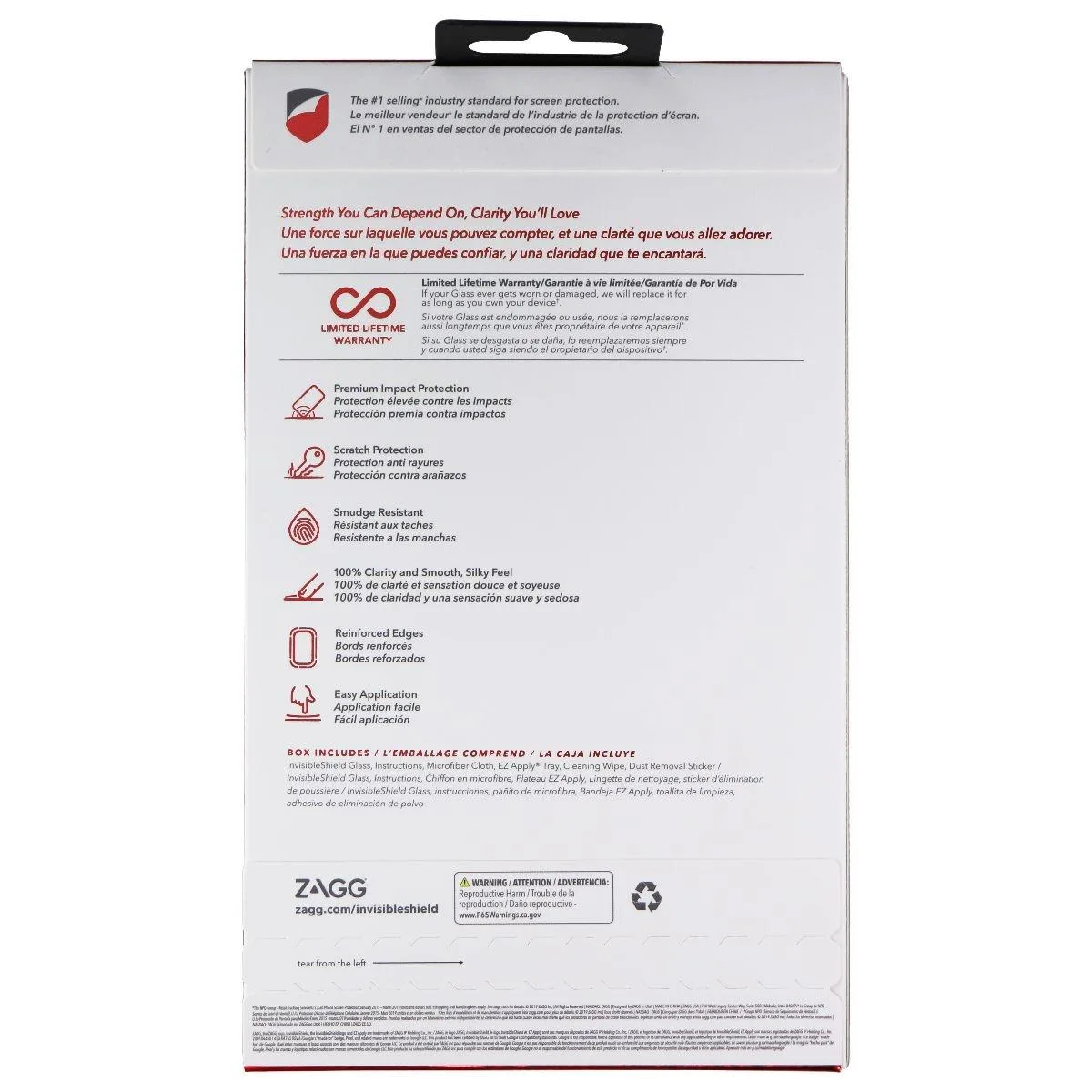 ZAGG ZAGG Invisible Shield Tempered Glass for Google Pixel 4 XL - Clear — product photo