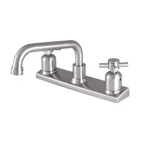 Concord FB2138DX 8-inch centerset kitchen faucet brushed nickel finish