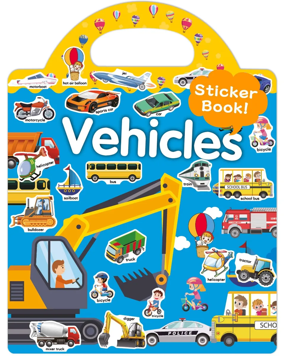  Avery stb-001 Vehicle Sticker Book 36 Sheets 12 x 9.3 in — product photo
