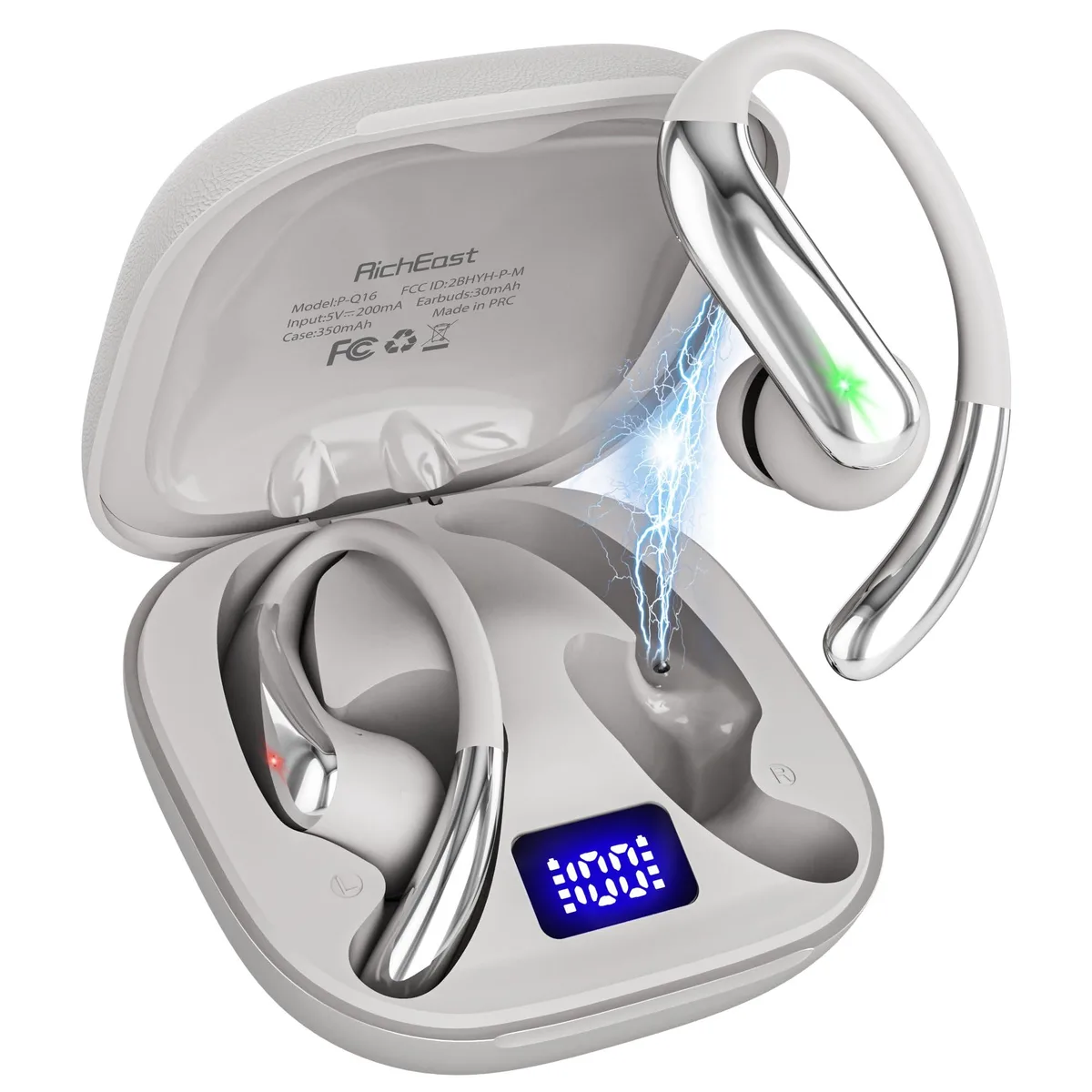 jWIN P-Q16 DD520 AI Translation Earbuds 144 Languages 50H Beige — product photo