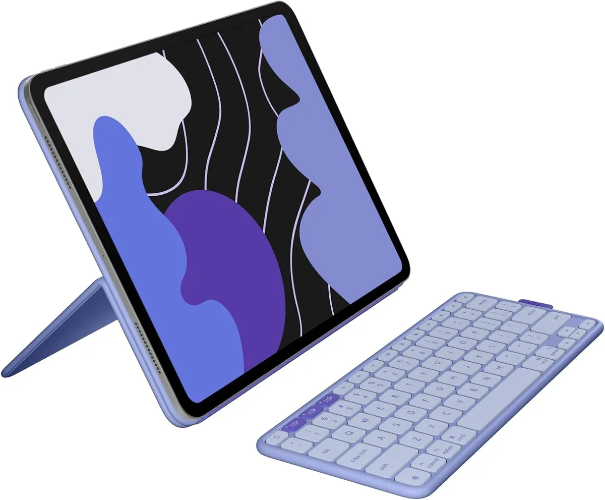 Logitech Logitech 920-013826 Flip Folio Keyboard Case iPad Pro 13-inch Lilac — product photo