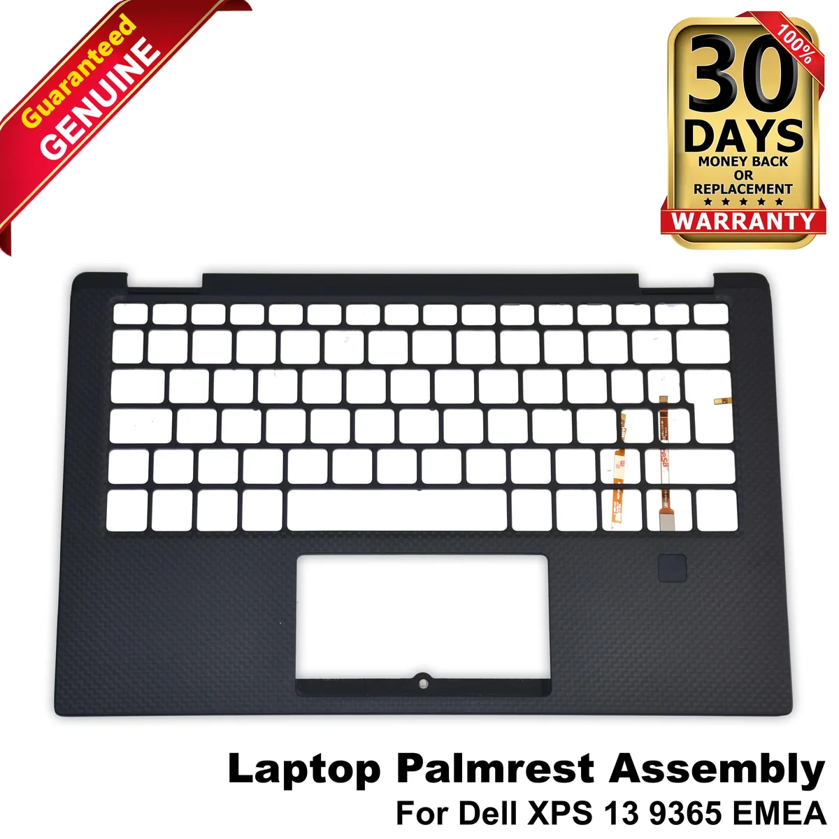 DELL DELL XPS 13 9365 EMEA Palmrest Upper Case Assembly P8DP6 — product photo