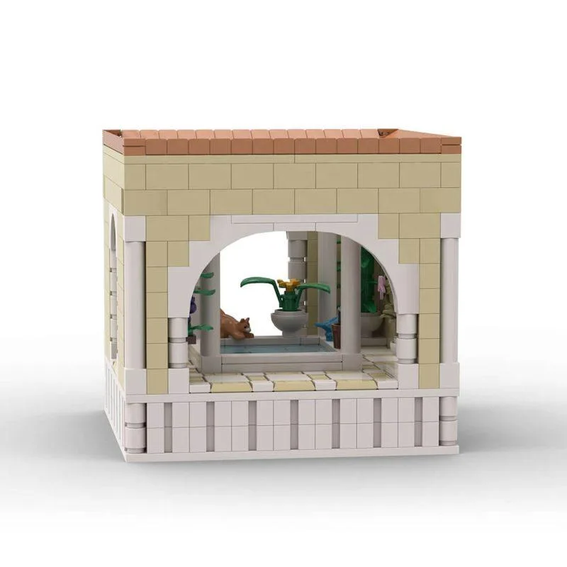 ZITIANYOUBUILD ZITIANYOUBUILD MOC-158187 Medieval Roman City Atrium 875 Parts — product photo