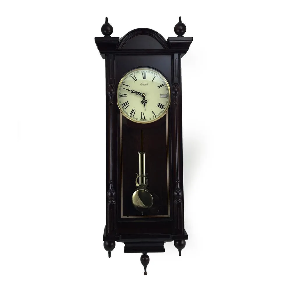 Bedford Clock Collection Bedford Clock Collection BED-20101 31" Cherry Oak Wall Clock — product photo
