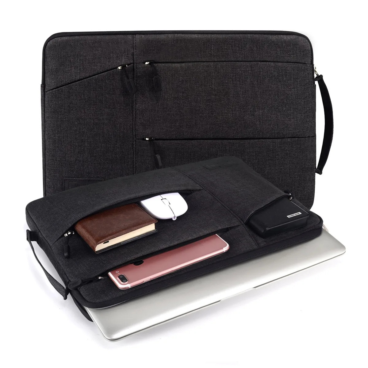 Jansicotek Jansicotek Gent Business Sleeve 12" Black laptop case — product photo