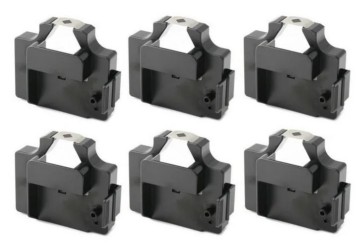 SuppliesMax SuppliesMax Fuji 382C/500C Black Printer Ribbons 6/PK — product photo