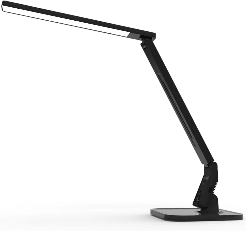 RUOCLRIS RUOCLRIS Desk Lamp Piano Black USB Charging 5 Brightness 4 Colors — product photo