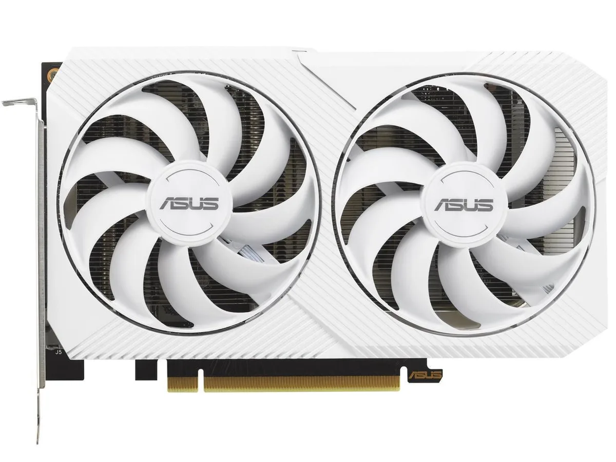 ASUS ASUS GeForce RTX 3060 White OC 8GB GDDR6 graphics card — product photo