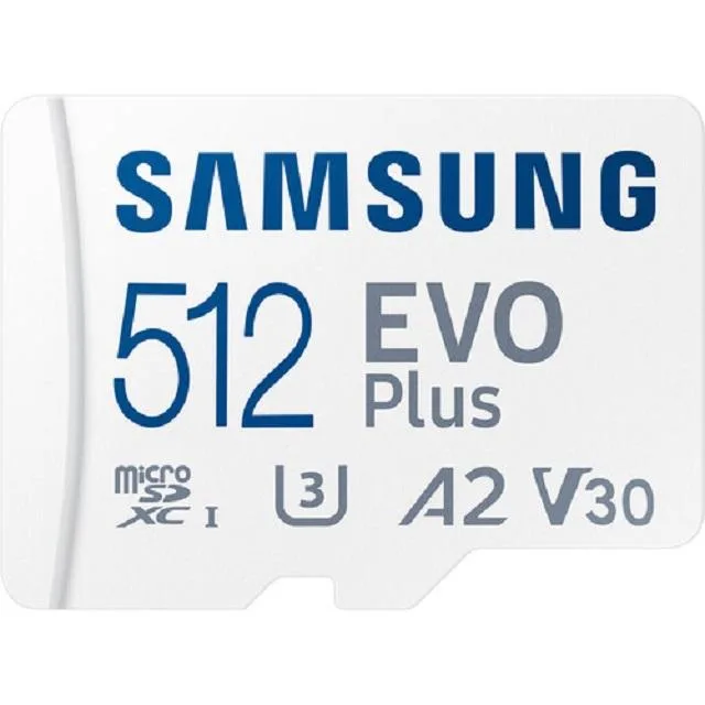 SAMSUNG SAMSUNG EVO Plus microSDXC 512GB 160MB/s memory card — product photo