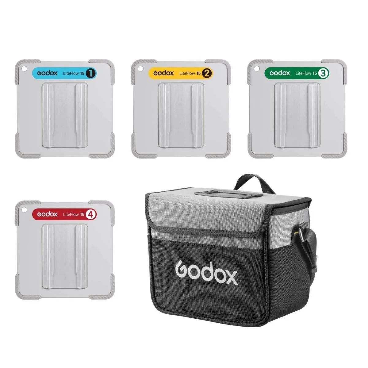 Godox Photo Equipment Co. Ltd Godox KNOWLED LiteFlow 15 Cine Light Reflector Panel Kit 6x6 studio — product photo
