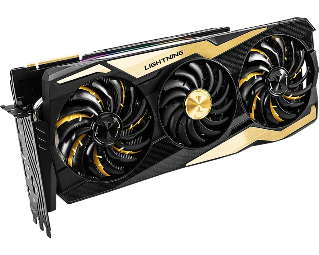 MSI MSI GeForce RTX 2080 Ti Lightning Z 11GB GDDR6 graphics card — product photo