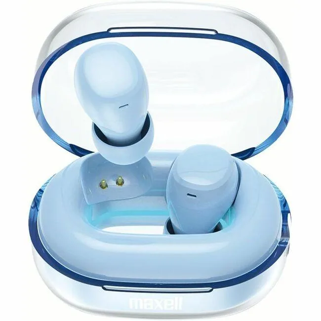 maxell Maxell 197308 True Wireless Earbuds Blue — product photo