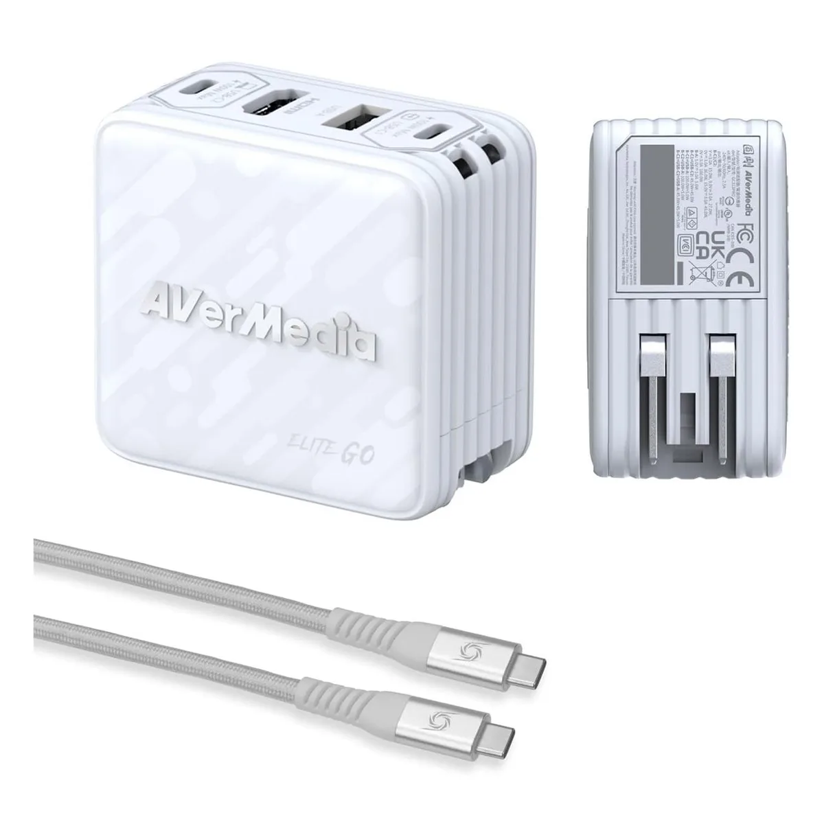 AVerMedia Technologies Inc. AVerMedia Technologies Inc. GC313ProWHITE Elite Go 100W 1080p60 Power Adapter — product photo