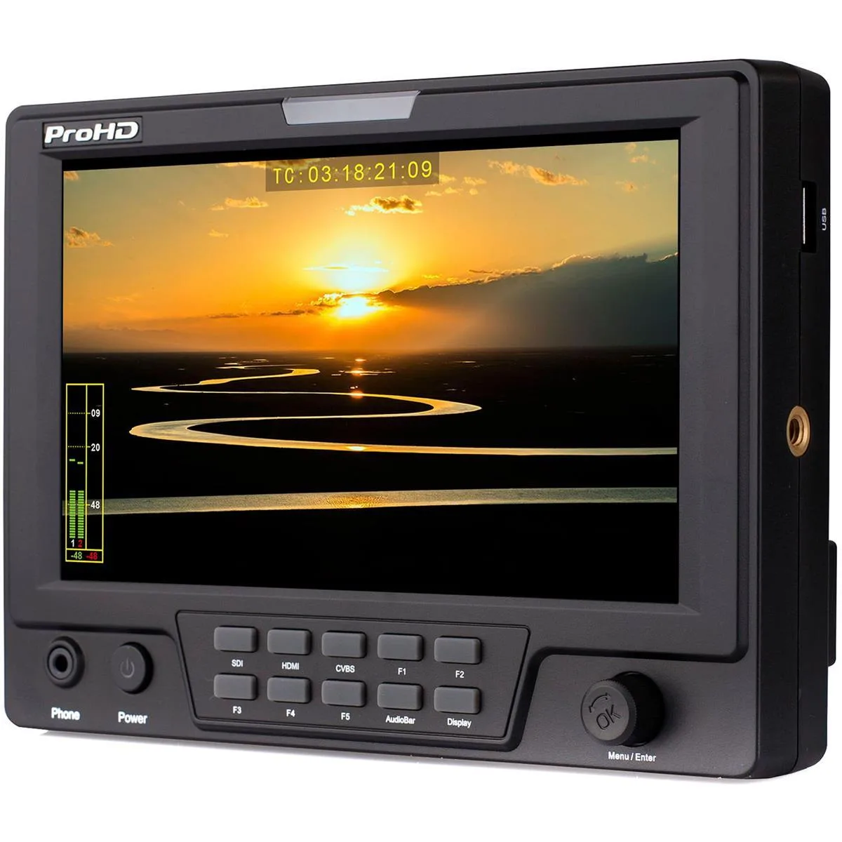 JVC JVC DT-X71HP ProHD 7" AC/DC Portable LCD Monitor — product photo