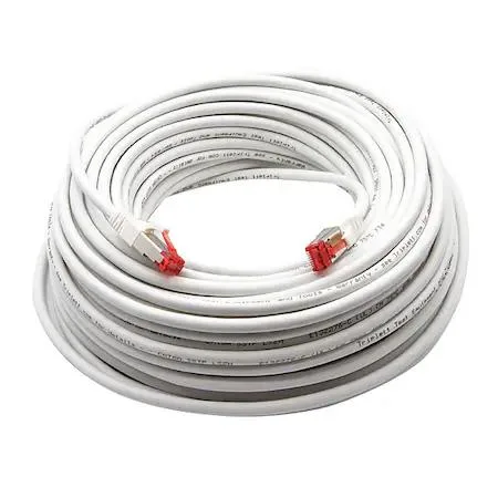 TRIPLETT - TOOLS &amp; METERS TRIPLETT - TOOLS &amp; METERS CAT6A-100WH network ethernet cable 100 ft white 10 GBps — product photo