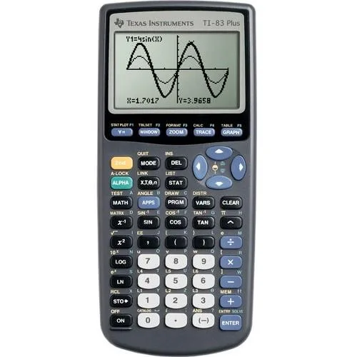 Texas Instruments Texas Instruments TI-83 Plus Graphing Calculator 160 KB 24 KB 8 lines 16 digits — product photo