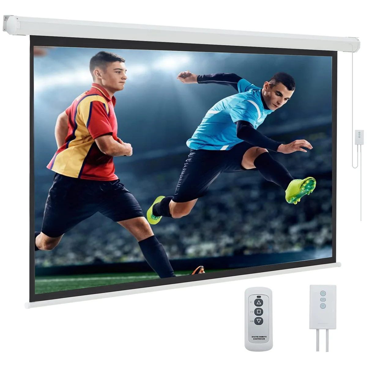 YODOLLA 84INCH 84 inch Motorized Projector Screen — product photo
