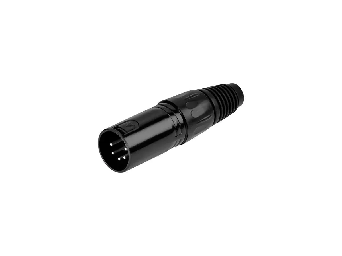 Monoprice Inc. Monoprice 601653 5-Pin Male DMX Connector Black Anodized Aluminum — product photo