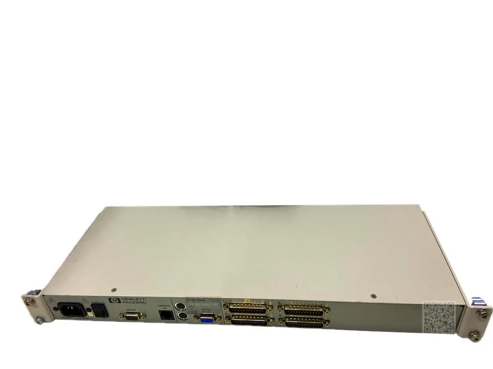 HP HP J1473A 4-Port RJ-45 1600x1200 10x PS/2 VGA KVM Switch — product photo