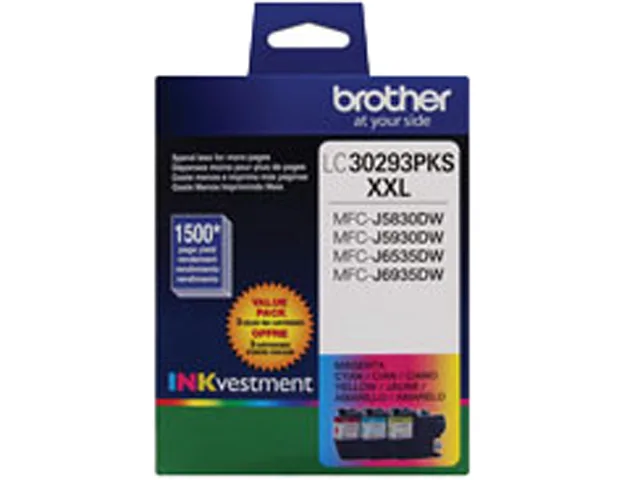 Brother Brother LC30293PK 3-colour ink cartridges (genuine brands) 1500 pages — product photo