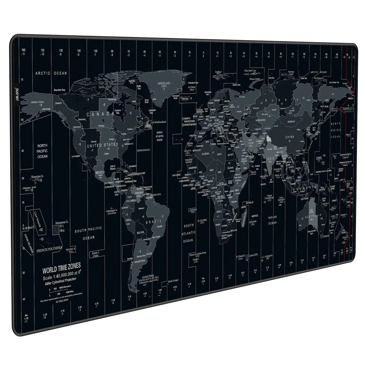  JIALONG World Map 90*40 Mouse Pad 35.4 x 15.7 inches — product photo