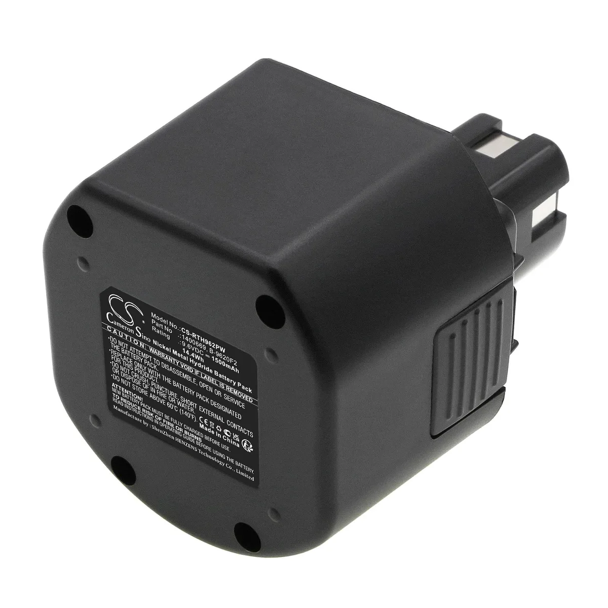 Cameron &amp; Co Cameron &amp; Co DS-CS-RTH962PW battery 9.6V 1.5Ah Ni-MH black — product photo