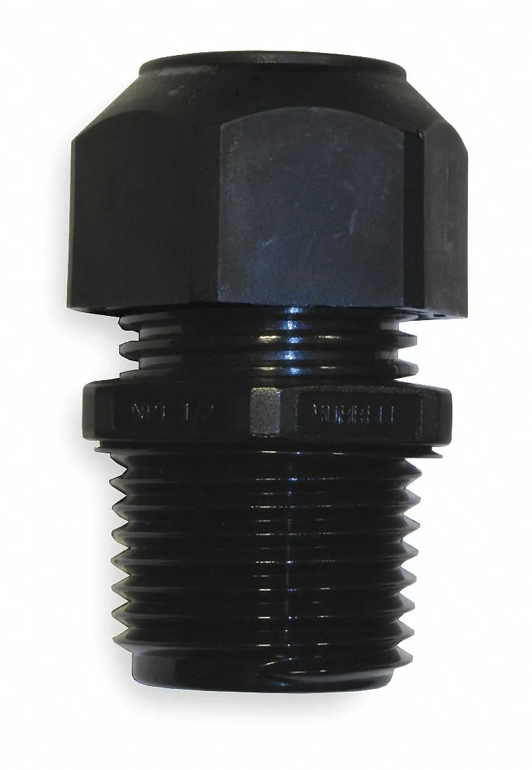 Hubbell Incorporated Hubbell Incorporated SECP9BA PG9 Straight Black Cord Connector — product photo