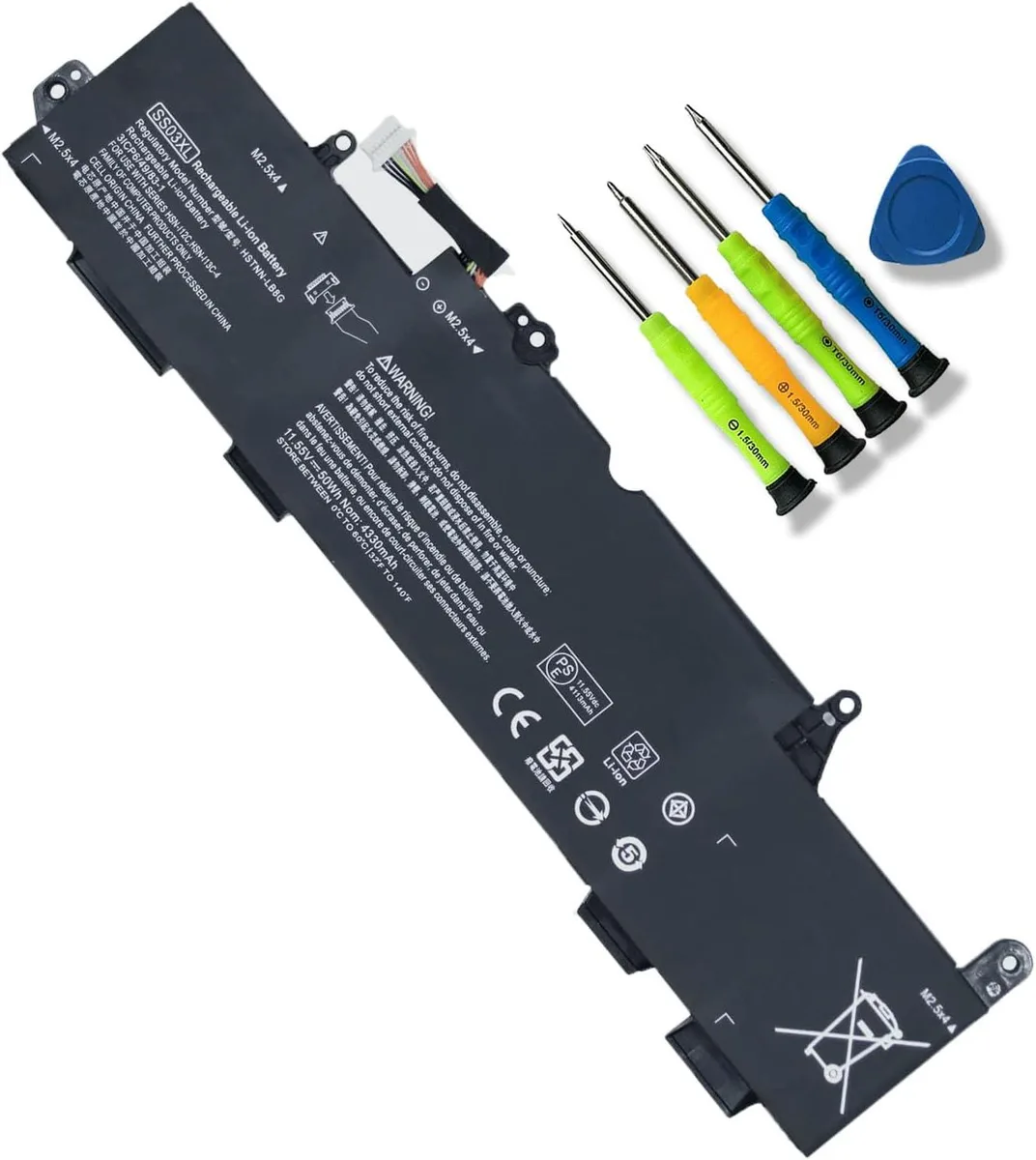 PISKEKAT PISKEKAT SS03XL 933321-855 50Wh 3-cell laptop battery — product photo