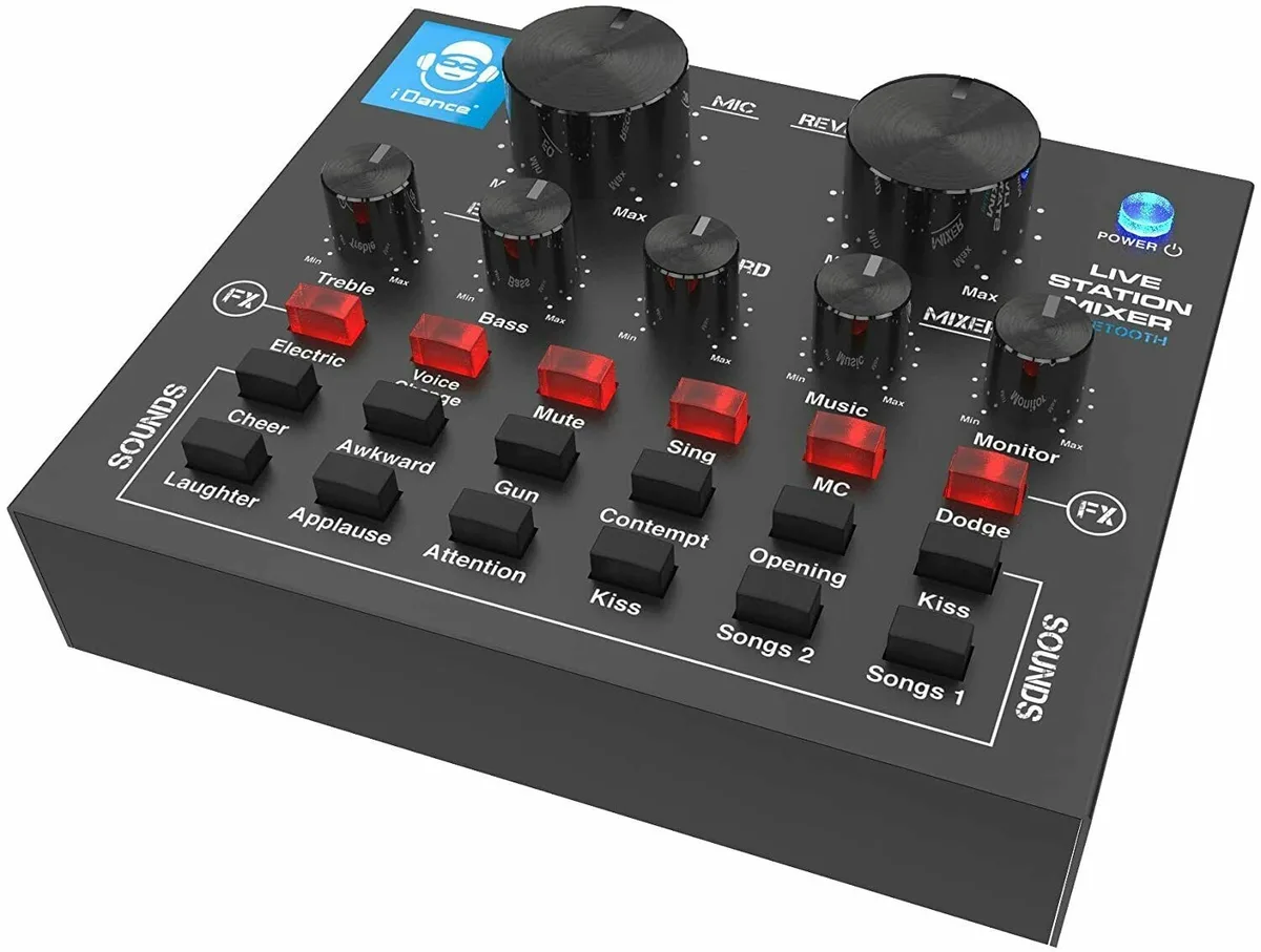 iDance iDance MS1812 Pro Broadcasting Rec Mixer Bluetooth Sound Card dj accessory — product photo